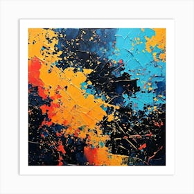 Hand Painted Abstract Beautiful Art Print