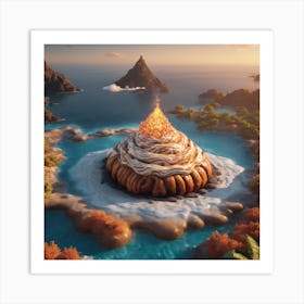 Island Of Fire Art Print