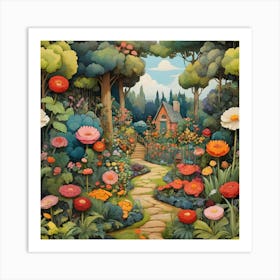 Fairy Garden Art Print