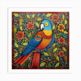 Parrot Painting Art Print