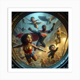 Justice League 1 Art Print