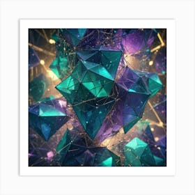 Abstract Geometric Pattern 38 Art Print