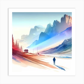 Landscape Painting 72 Art Print