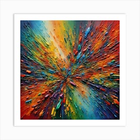 Explosion of Color Art Print