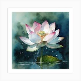 Lotus10 Art Print