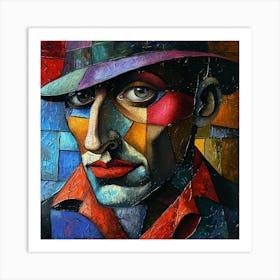 Man In A Hat 3 Art Print