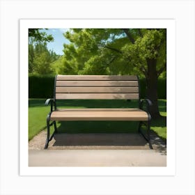 Park Bench Art Print