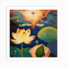 Lotus Art Print