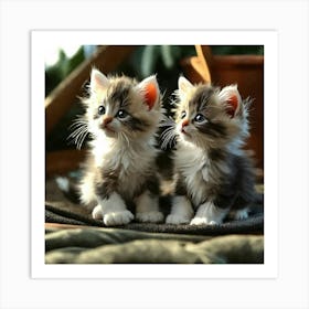 Cute Kittens Art Print