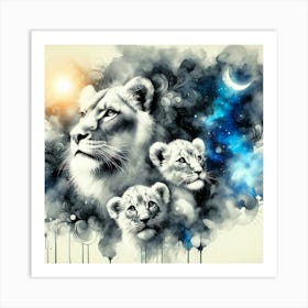 Wild Animal Illustration 130 Art Print