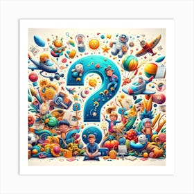 Question Mark Art Print