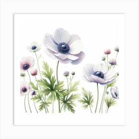 Anemones Art Print