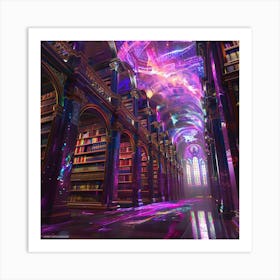 Library 1 Art Print