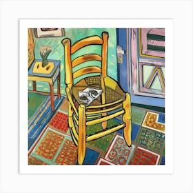 Chair In A Room Van Gogh Wall Art Art Print