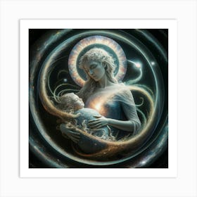 Mother And Child 2 Art Print