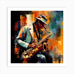 Jazz Musician 37 Art Print