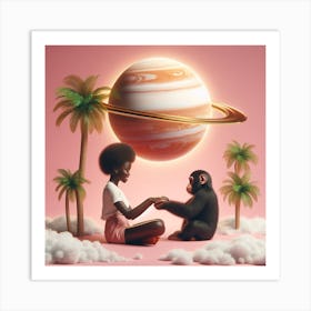 Saturn Art Print