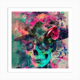 Day Of The Dead Skull 19 Art Print