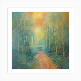 Path Through The Forest 1 Art Print