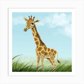 Giraffe 8 Art Print