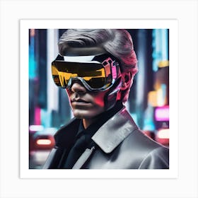 Futuristic Man 9 Art Print