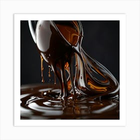 Chocolate Pouring 10 Art Print