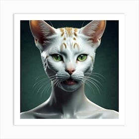 Cat Portrait 3 Art Print