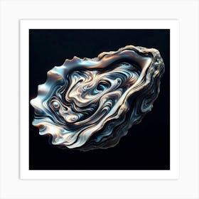 Abstract Oyster Art Print