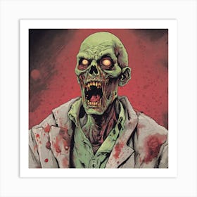 Zombie Apocalypse Art Print