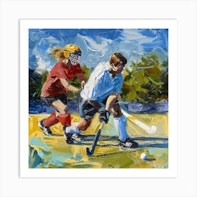 Field Hockey 6 Art Print