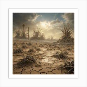 Dry Land 26 Art Print