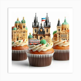 Prague Cupcakes 1 Art Print