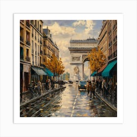 Urban Realism – Gustave Caillebotte S Artistic Vision Art Print