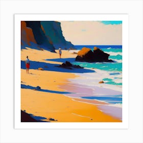 San Diego Beach Art Print