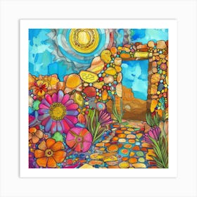 Flower Garden Art Print