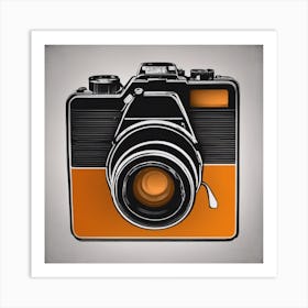 Camera Icon Art Print