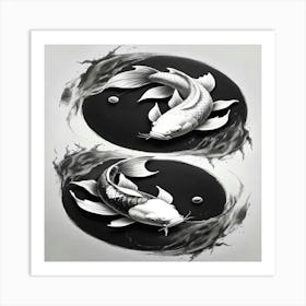 Koi Fish Art Print