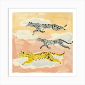 Leopards In The Sky Art Print