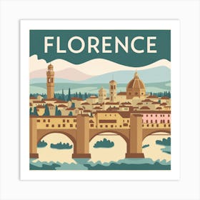 Florence Travel Poster Art Print