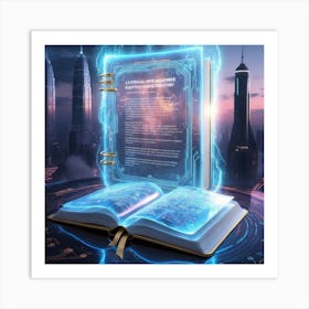 Book Of The Future Art Print