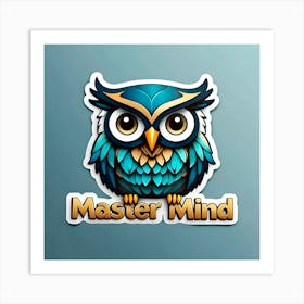 Master Mind Owl Art Print