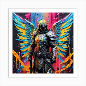 Angel Of The Sky 1 Art Print