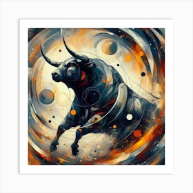 Bulls 2 Art Print