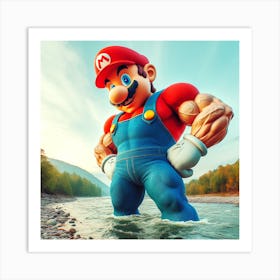 Happy Mario Day Art Print