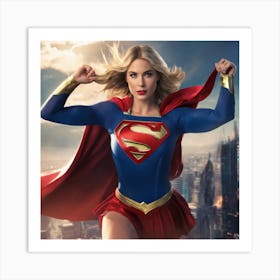 Supergirl 7 Art Print