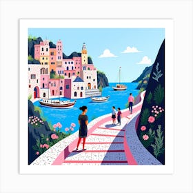 Italy By The Sea Art Print