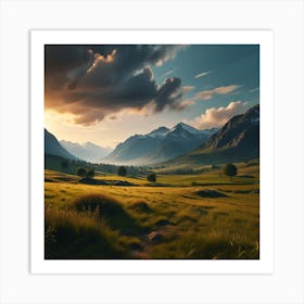 Landscape Painting Art Print