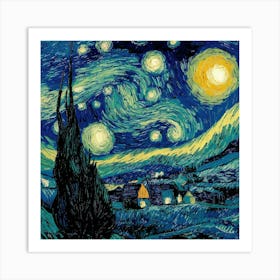 Starry Night Art Print