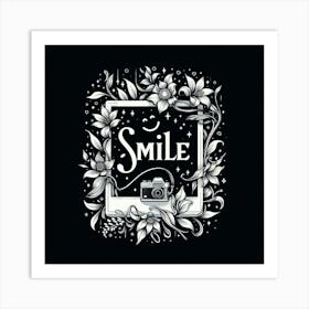 Smile Art Print