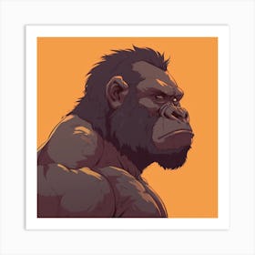 Gorilla 5 Art Print